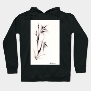 My Happy Place - Sumie bamboo ink Brush pen painting Hoodie